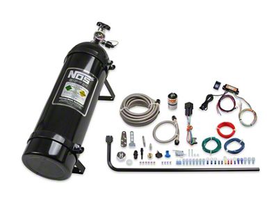 NOS Diesel Nitrous System; 15 lb. Black Bottle; 2-Stage Mini Controller (07-24 6.6L Duramax Silverado 2500 HD)