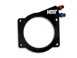 NOS Plate Wet Nitrous System for 90mm or 92mm 4-Bolt Drive-By-Wire Throttle Bodies; Blue Bottle (01-12 6.0L Silverado 2500 HD)