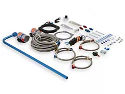NOS Plate Wet Nitrous System; Blue Bottle (01-12 6.0L Silverado 2500 HD)