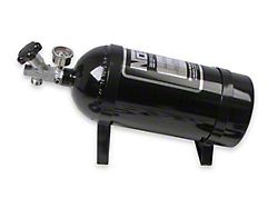 NOS Plate Wet Nitrous System for 102mm or 105mm 4-Bolt Cable Throttle Bodies; Black Bottle (07-12 6.0L, 6.2L Yukon)