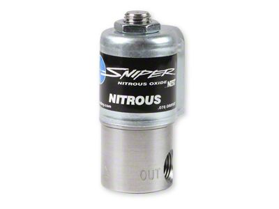 NOS Sniper Wet Nitrous System for 80mm 3-Bolt Throttle Body; Orange Bottle (07-12 6.0L, 6.2L Yukon)