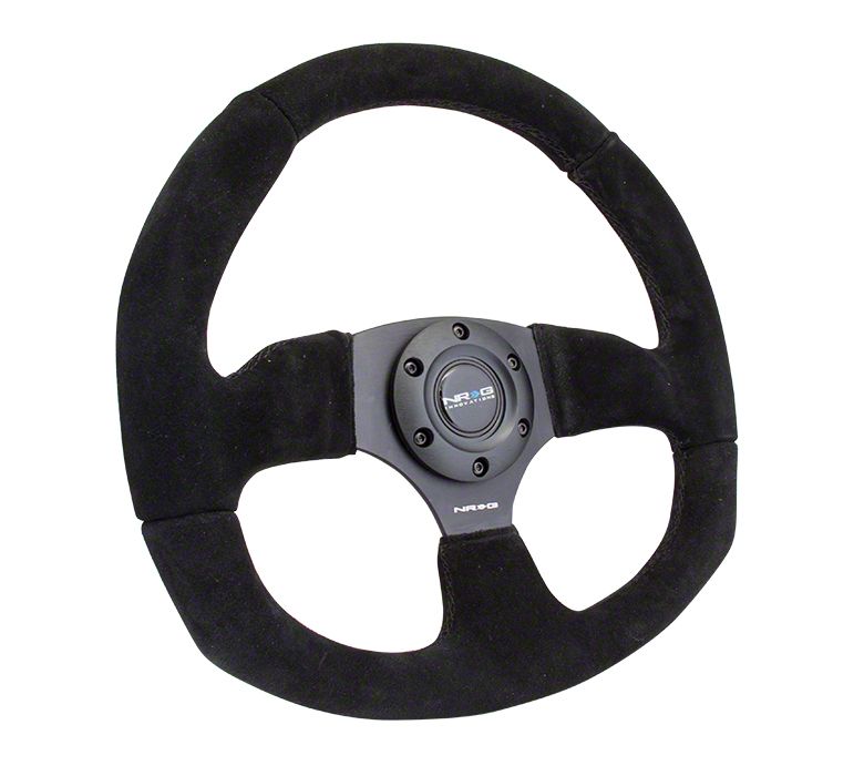 NEW NRG STEERING WHEEL FLAT BOTTOM BLUE STITCH W/ CENTER MARK RST-024MB NEW NRG STEERING WHEEL FLAT BOTTOM BLUE STITCH W/ CENTER MARK RST-024MB