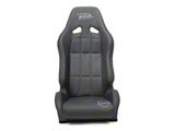 NRG Innovations Defender Water-Resistant Suspension Seat; Black with Black Trim (Universal; Some Adaptation May Be Required)