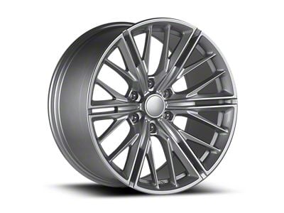 OE Concept Chevy ZL1 Truck Replica Gloss Silver Machined 6-Lug Wheel; 20x9.5; 18mm Offset (07-13 Sierra 1500)