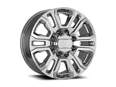 OE Concept GMC Sierra HD Denali Replica Chrome 8-Lug Wheel; 22x8.5; 44mm Offset (11-14 Sierra 2500 HD)
