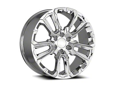 OE Concept Silverado Replica Chrome 6-Lug Wheel; 22x9; 28mm Offset (14-18 Silverado 1500)