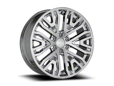 OE Concept GMC Sierra Replica Chrome 6-Lug Wheel; 22x9; 28mm Offset (14-18 Silverado 1500)