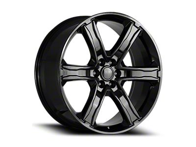 OE Concept Ford Stealth Edition Replica Gloss Black 6-Lug Wheel; 24x10; 31mm Offset (15-20 F-150)