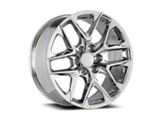 OE Concept GMC Snowflake Replica Chrome 6-Lug Wheel; 22x9; 28mm Offset (15-20 Tahoe)