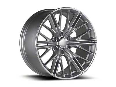 OE Concept Chevy ZL1 Truck Replica Gloss Silver Machined 6-Lug Wheel; 24x10; 24mm Offset (99-06 Silverado 1500)