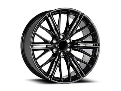 OE Concept Chevy ZL1 Truck Replica Gloss Black 6-Lug Wheel; 24x10; 24mm Offset (99-06 Silverado 1500)