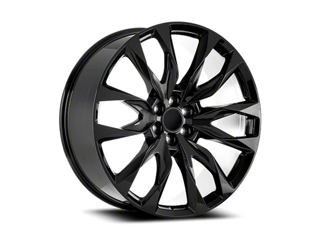 OE Concept Colorado Escalade Replica Gloss Black 6-Lug Wheel; 26x10 ...