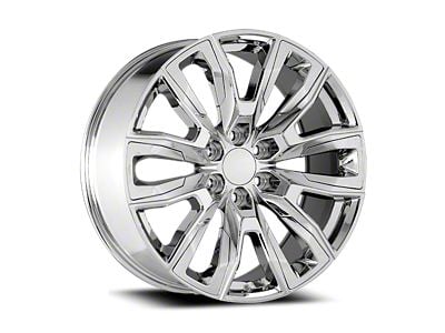 OE Concept Sierra Denali Replica Chrome with Chrome Inserts 6-Lug Wheel; 20x9; 28mm Offset (19-26 Sierra 1500)