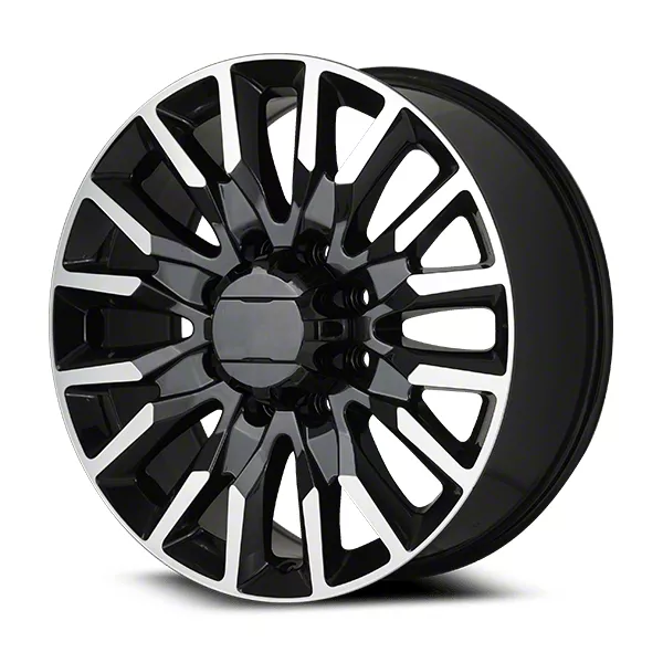 2,500円お安く!◎完売再製作◎Volan All-round◎8.5インチ OE Concept Sierra 2500 Silverado HD Replica Black Machined 8-Lug
