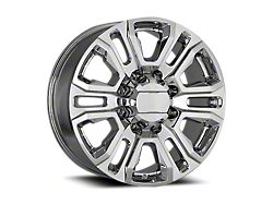 OE Concept GMC Sierra HD Denali Replica Chrome 8-Lug Wheel; 22x8.5; 44mm Offset (20-26 Sierra 3500 HD SRW)