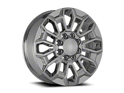 OE Concept Sierra HD Replica Chrome 8-Lug Wheel; 24x9; 44mm Offset (20-26 Sierra 3500 HD SRW)