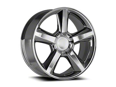 OE Concept Chevy LTZ Replica Chrome 6-Lug Wheel; 22x9; 24mm Offset (19-26 Silverado 1500)