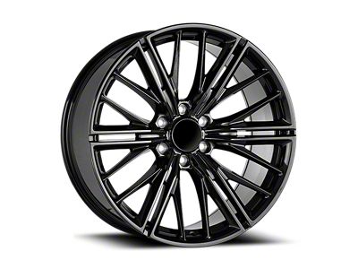 OE Concept Chevy ZL1 Truck Replica Gloss Black 6-Lug Wheel; 24x10; 24mm Offset (19-26 Silverado 1500)