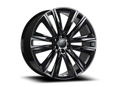 OE Concept Escalade Platinum Replica Gloss Black 6-Lug Wheel; 22x9; 28mm Offset (19-26 Silverado 1500)
