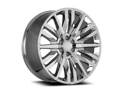 OE Concept GMC Sierra Denali Replica Chrome 6-Lug Wheel; 26x10; 31mm Offset (19-26 Silverado 1500)