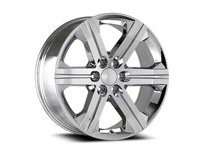 OE Concept Silverado Replica Chrome 6-Lug Wheel; 26x10; 30mm Offset (19-26 Silverado 1500)