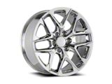 OE Concept GMC Snowflake Replica Chrome 6-Lug Wheel; 24x10; 24mm Offset (21-26 Tahoe)
