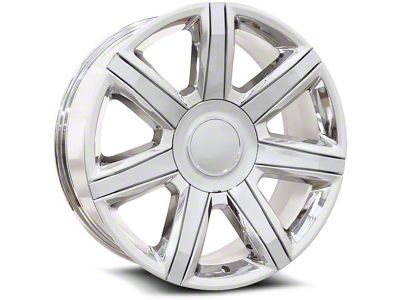 OE Revolution D-05 Chrome 6-Lug Wheel; 24x10; 31mm Offset (23-25 Canyon)