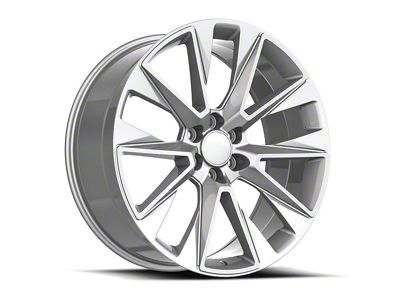 OE Revolution C-14 Silver and Machined 6-Lug Wheel; 24x10; 30mm Offset (19-25 RAM 1500)