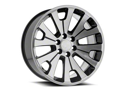 OE Revolution G-12 Silver and Machined 6-Lug Wheel; 22x9; 31mm Offset (19-25 RAM 1500)