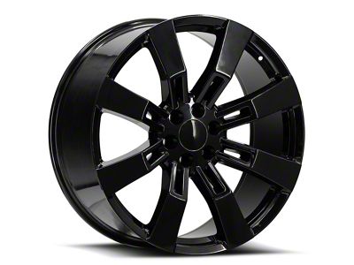 OE Revolution G-02 Gloss Black 6-Lug Wheel; 26x10; 31mm Offset (99-06 Sierra 1500)