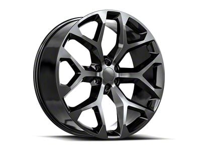 OE Revolution G-09 Gloss Black 6-Lug Wheel; 26x10; 24mm Offset (07-13 Sierra 1500)