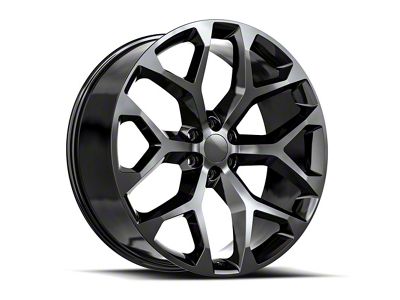 OE Revolution G-09 Gloss Black 6-Lug Wheel; 26x10; 24mm Offset (99-06 Sierra 1500)