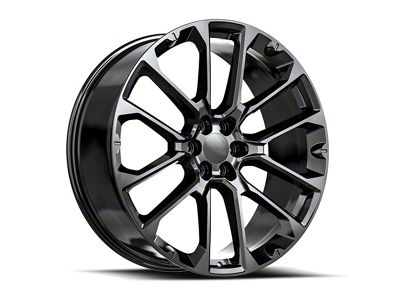 OE Revolution G-40 Gloss Black 6-Lug Wheel; 24x10; 31mm Offset (19-25 Sierra 1500)