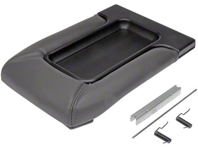 Center Console Lid; Dark Gray (01-06 Silverado 1500)