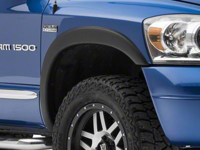 OE Style Fender Flares; Matte Black (02-08 RAM 1500)