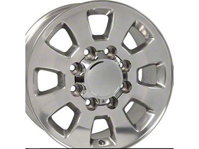 CV75A Polished 8-Lug Wheel; 18x8; 12mm Offset (01-06 Sierra 2500 HD)
