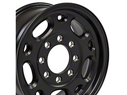 CV82 Satin Black 8-Lug Wheel; 16x6.5; 28mm Offset (01-06 Sierra 2500 HD)