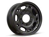 CV82 Satin Black 8-Lug Wheel; 16x6.5; 28mm Offset (01-06 Sierra 2500 HD)