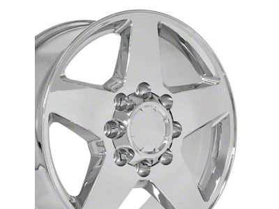 CV91A Chrome 8-Lug Wheel; 20x8.5; 12mm Offset (01-06 Sierra 2500 HD)