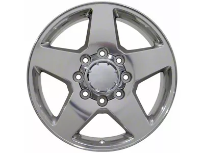 CV91A Polished 8-Lug Wheel; 20x8.5; 12mm Offset (01-06 Sierra 3500 HD SRW)