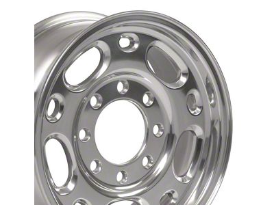 CV82 Polished 8-Lug Wheel; 16x6.5; 28mm Offset (01-06 Silverado 3500 HD SRW)