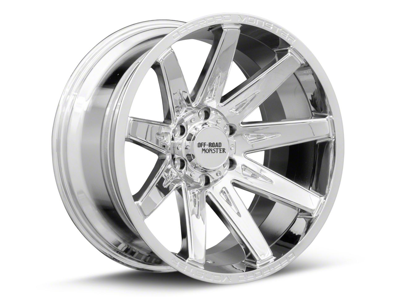 Off-Road Monster Sierra 1500 M25 Chrome 6-Lug Wheel; 20x10; -19mm