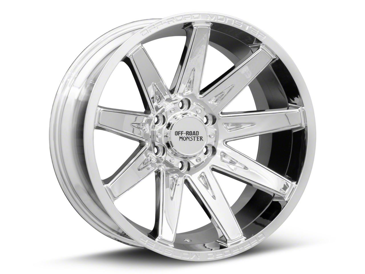 Off-Road Monster Sierra 1500 M25 Chrome 6-Lug Wheel; 20x10; -19mm