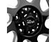 Off-Road Monster M22 Gloss Black Milled 5-Lug Wheel; 20x10; -19mm Offset (05-11 Dakota)