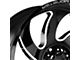 Off Road Monster M07 Gloss Black Milled 6-Lug Wheel; 22x12; -44mm Offset (19-24 RAM 1500)