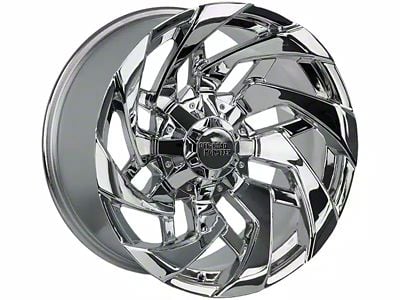 Off-Road Monster M24 Chrome 8-Lug Wheel; 22x12; -44mm Offset (06-08 RAM 1500 Mega Cab)