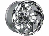 Off-Road Monster M24 Chrome 8-Lug Wheel; 20x10; -19mm Offset (07-10 Sierra 2500 HD)