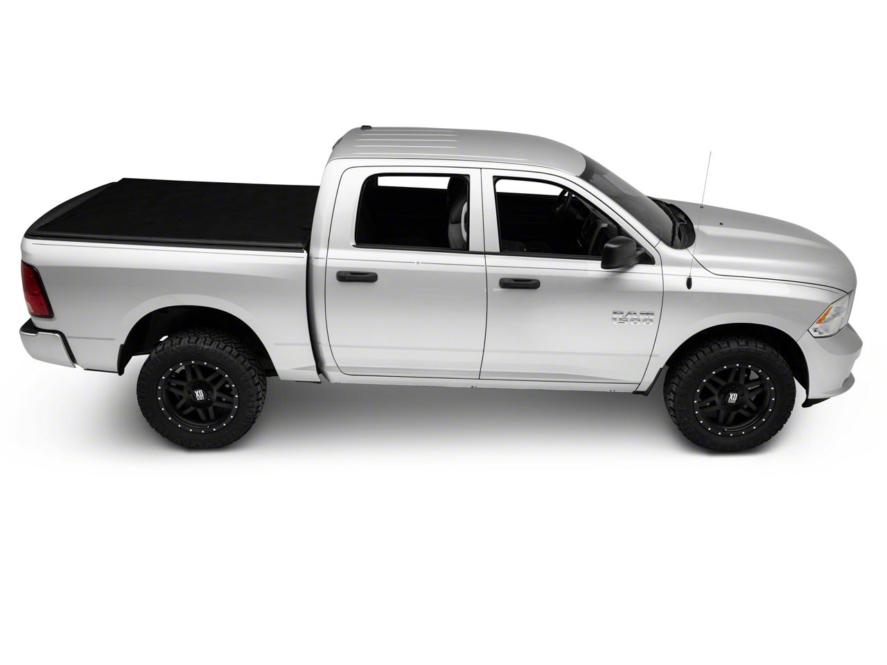 thumbnail image 2 of Newpoint Motor Soft Tri-Fold Tonneau Cover For Dodge Ram 1500 2500 3500 (09-24) 5.7' Bed – Black Vinyl 2 of 2