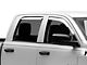 RAM Licensed by RedRock Element Chrome Window Visors; Channel Mount; Front and Rear (09-18 RAM 1500 Crew Cab)