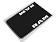 RAM Licensed by RedRock Hood Decal with RAM Logo; Gloss Black (09-18 RAM 1500, Excluding Rebel)